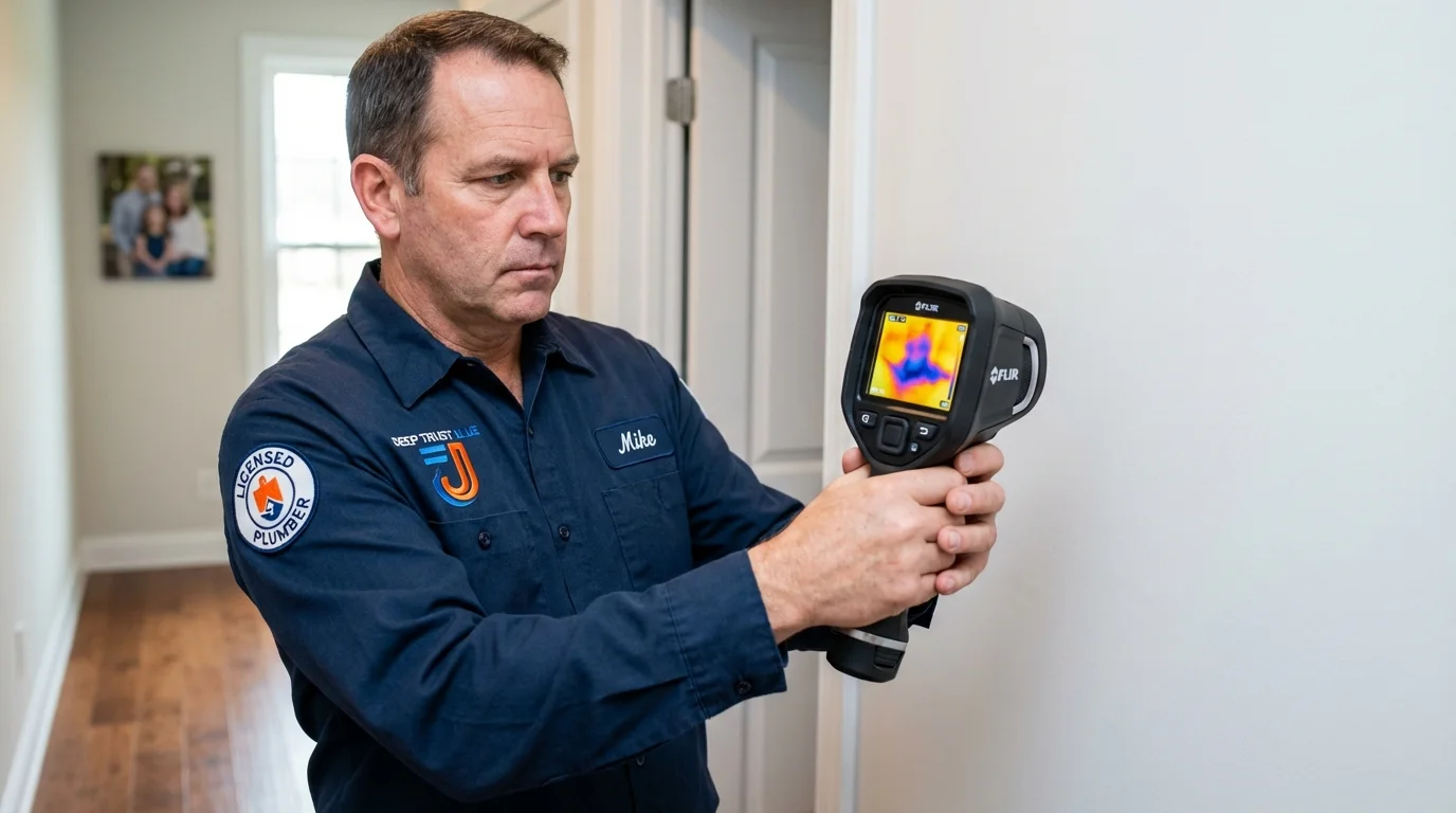 Thermal imaging leak detection by Johns Plumbing LLC in Palisade